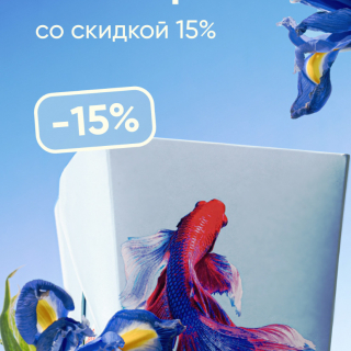 Приезжаешь и забирай со скидкой 15%!